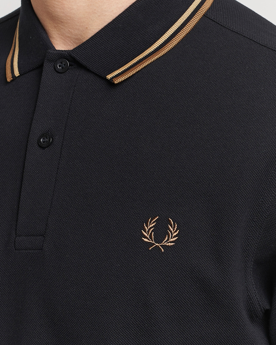 Herren | Poloshirts | Fred Perry | Twin Tipped Polo Shirt Black