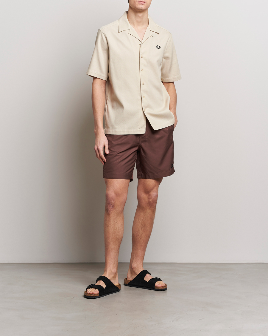 Herren | Badehosen | Fred Perry | Classic Swimshorts Brick Red