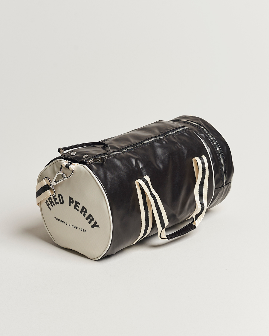 Herren | Taschen | Fred Perry | Classic Barrel Bag Black/Ecru