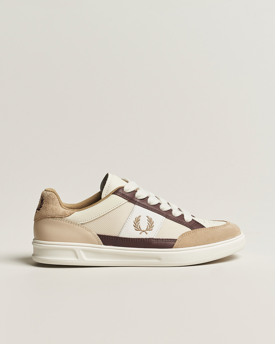 Herren | Fred Perry B440 Sneaker White/Beige | Fred Perry | B440 Sneaker White/Beige
