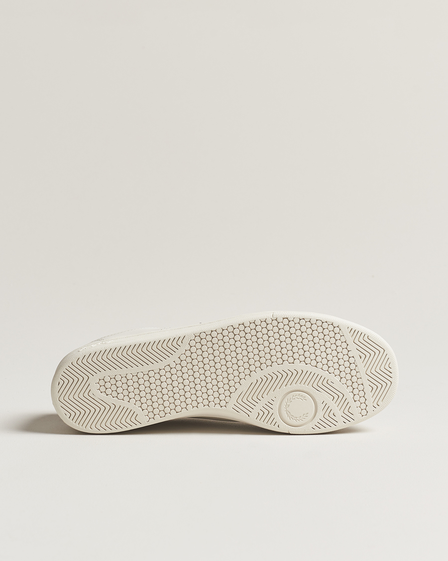 Herren | Fred Perry B721 Leather Sneaker Porcelain/Brick Red | Fred Perry | B721 Leather Sneaker Porcelain/Brick Red