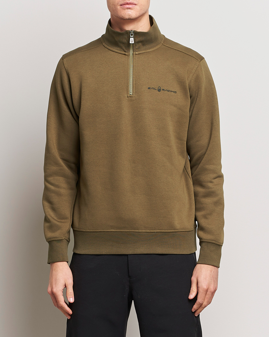 Herren | Pullover | Sail Racing | Bowman Half Zip Dusty Green