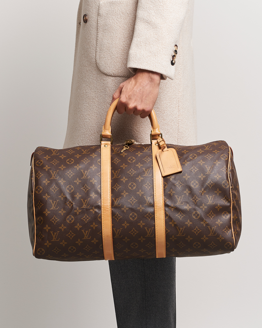 Herren | Louis Vuitton Pre-Owned Keepall 50 Bag Monogram | Louis Vuitton Pre-Owned | Keepall 50 Bag Monogram