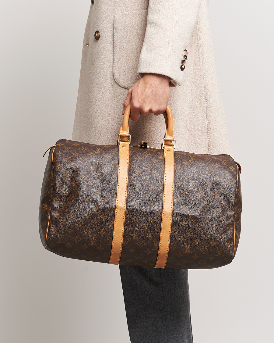Herren | Louis Vuitton Pre-Owned Keepall 45 Bag Monogram | Louis Vuitton Pre-Owned | Keepall 45 Bag Monogram