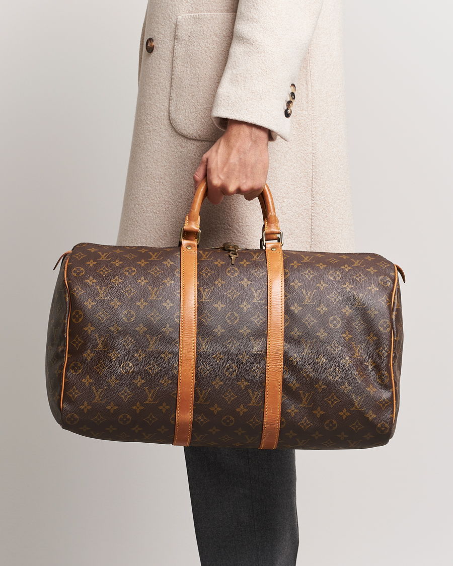 Herren | Louis Vuitton Pre-Owned Keepall 50 Bag Monogram | Louis Vuitton Pre-Owned | Keepall 50 Bag Monogram
