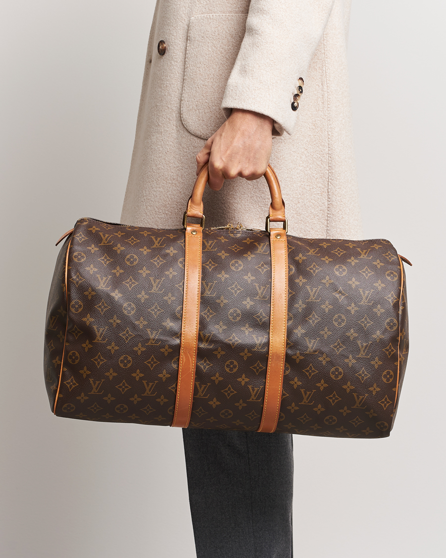 Herren | Louis Vuitton Pre-Owned Keepall 50 Bag Monogram | Louis Vuitton Pre-Owned | Keepall 50 Bag Monogram