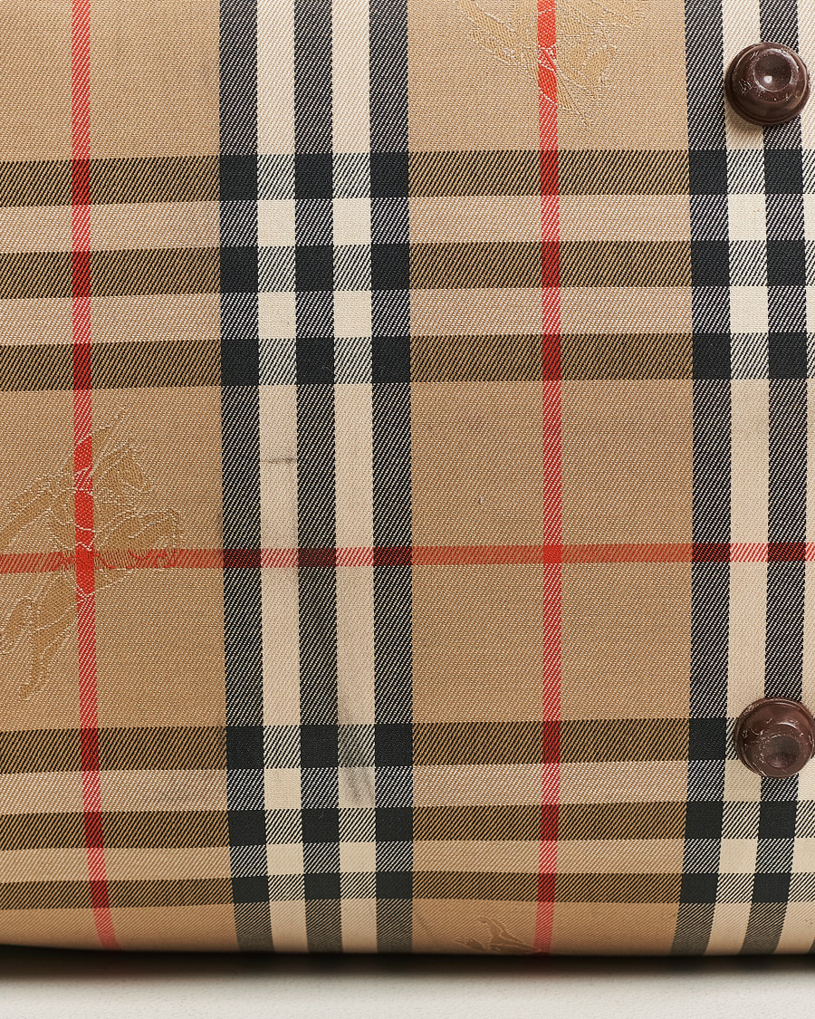 Herren | Burberry Pre-Owned Duffle Bag Haymarket Check | Burberry Pre-Owned | Duffle Bag Haymarket Check