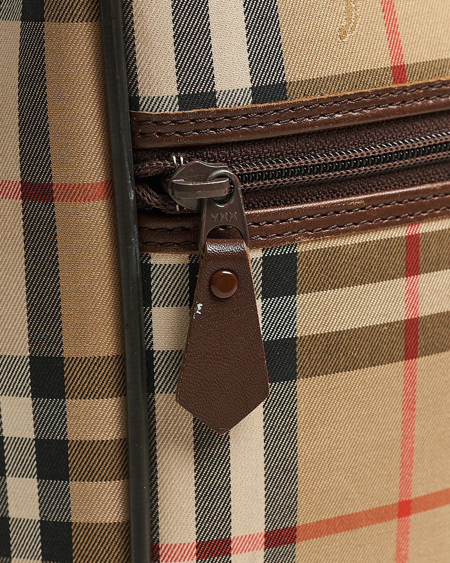 Herren | Burberry Pre-Owned Duffle Bag Haymarket Check | Burberry Pre-Owned | Duffle Bag Haymarket Check