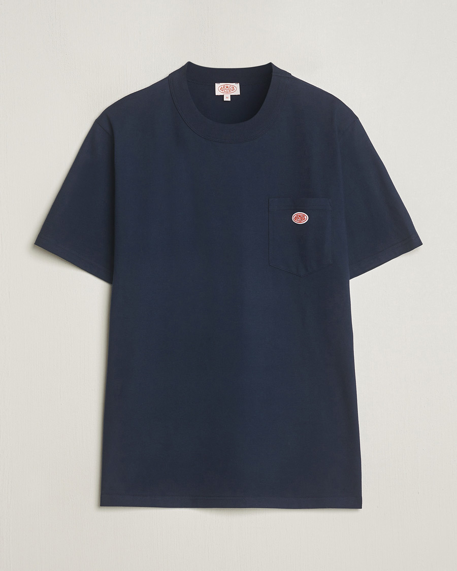 Herren | T-Shirts | Armor-lux | Callac Pocket T-Shirt Navy