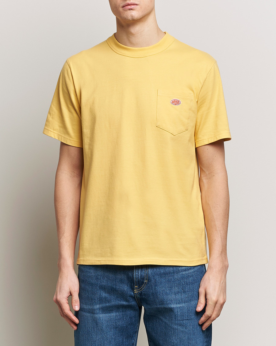 Herren | Neue Produktbilder | Armor-lux | Callac Pocket T-Shirt Yellow