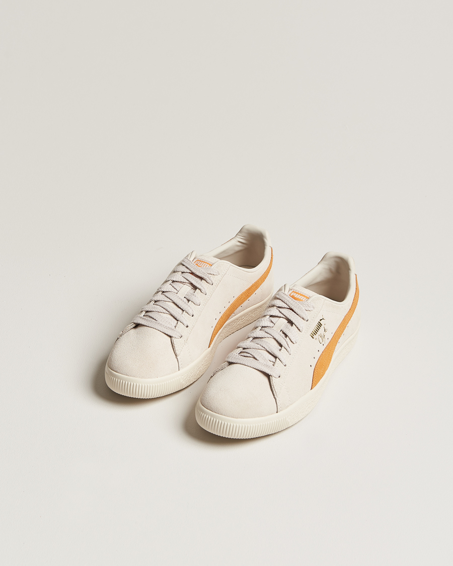 Herren | Puma Clyde OG Suede Sneaker Frosted Ivory | Puma | Clyde OG Suede Sneaker Frosted Ivory