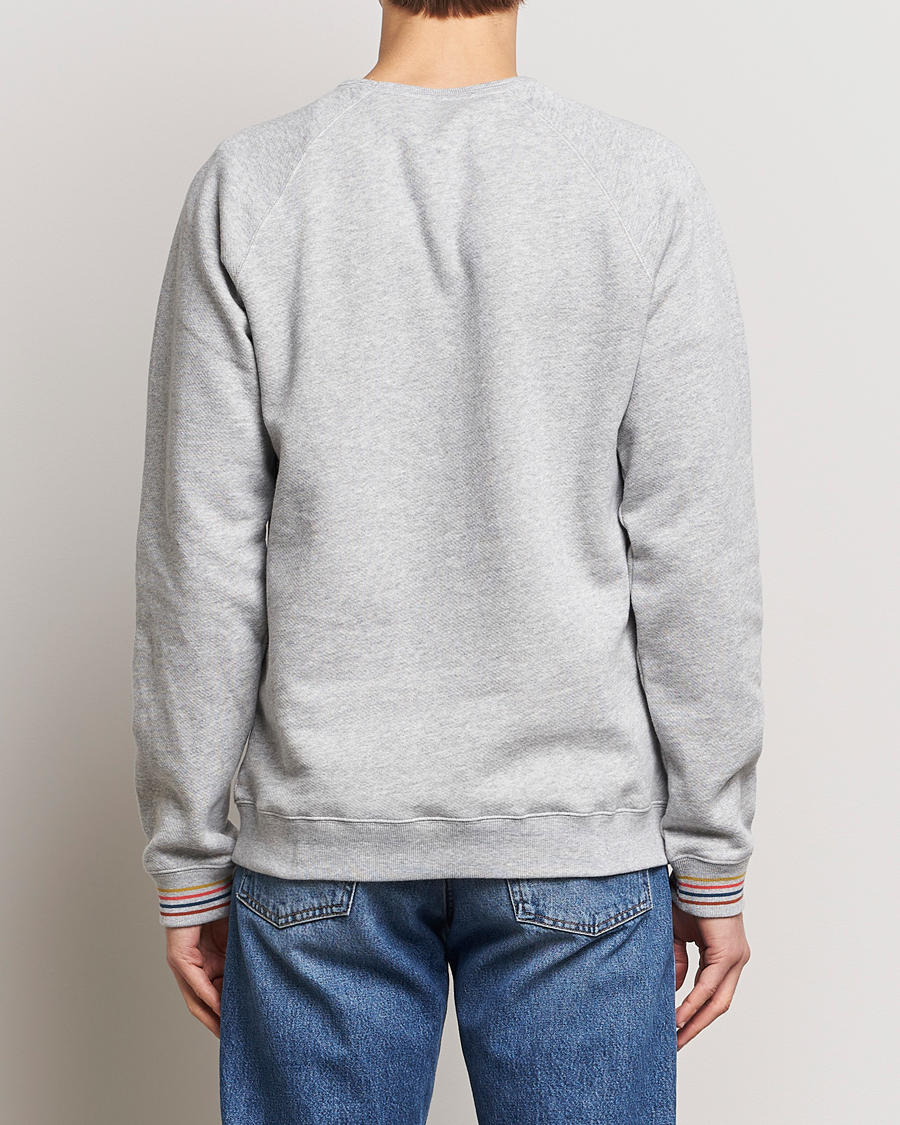 Herren | Pullover | Paul Smith | Artist Rib Crew Neck Sweatshirt Grey Melange