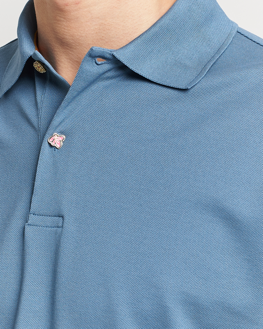 Herren | Poloshirts | Paul Smith | Charm Button Polo Light Blue