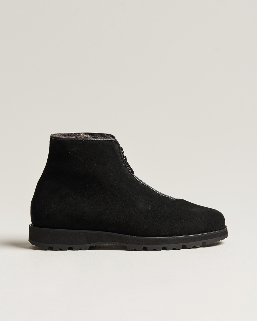 Herren | Boots | Myrqvist | Funäs Boot Black Suede