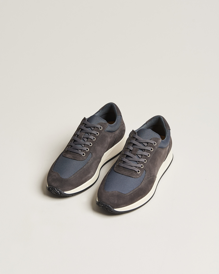 Herren | Schuhe | Myrqvist | Stensund Running Sneaker Dark Grey Suede