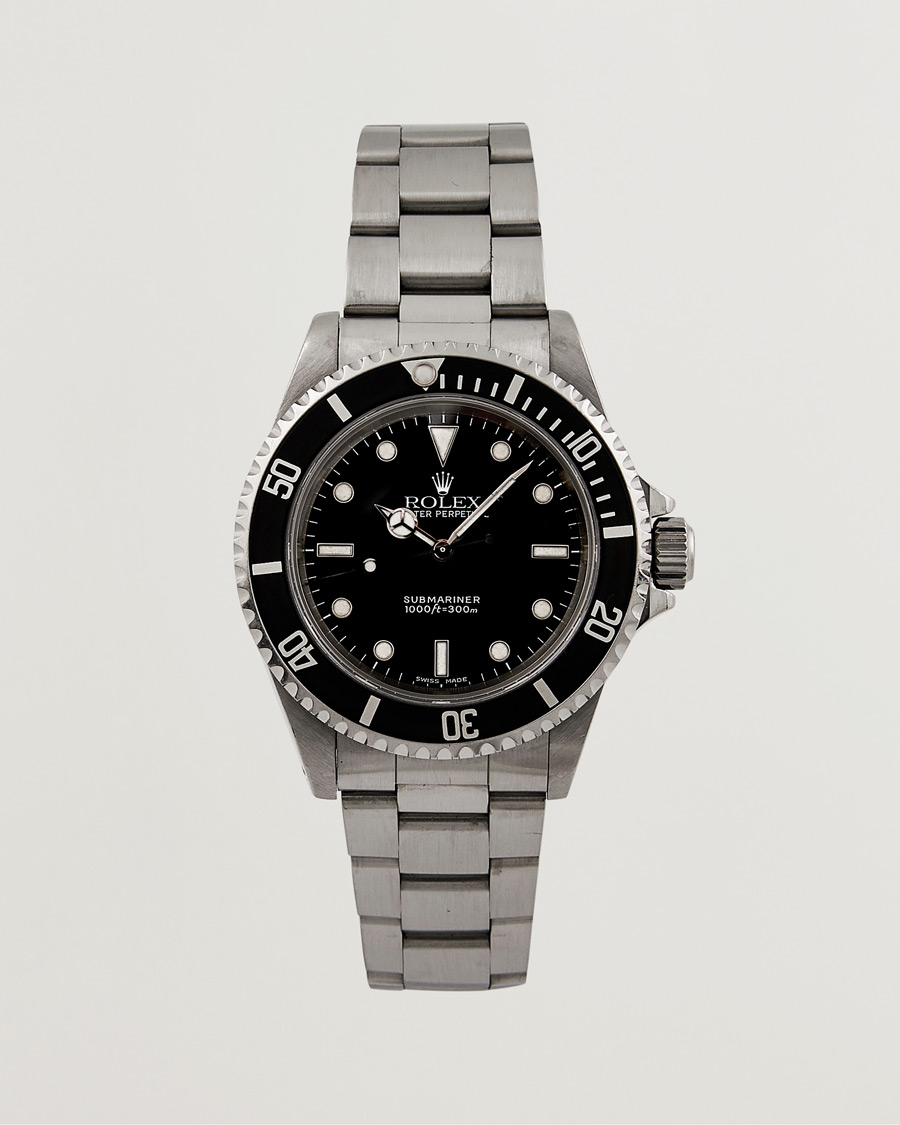 Herren | Rolex Pre-Owned Submariner 14060 Oyster Perpetual Steel Black | Rolex Pre-Owned | Submariner 14060 Oyster Perpetual Steel Black