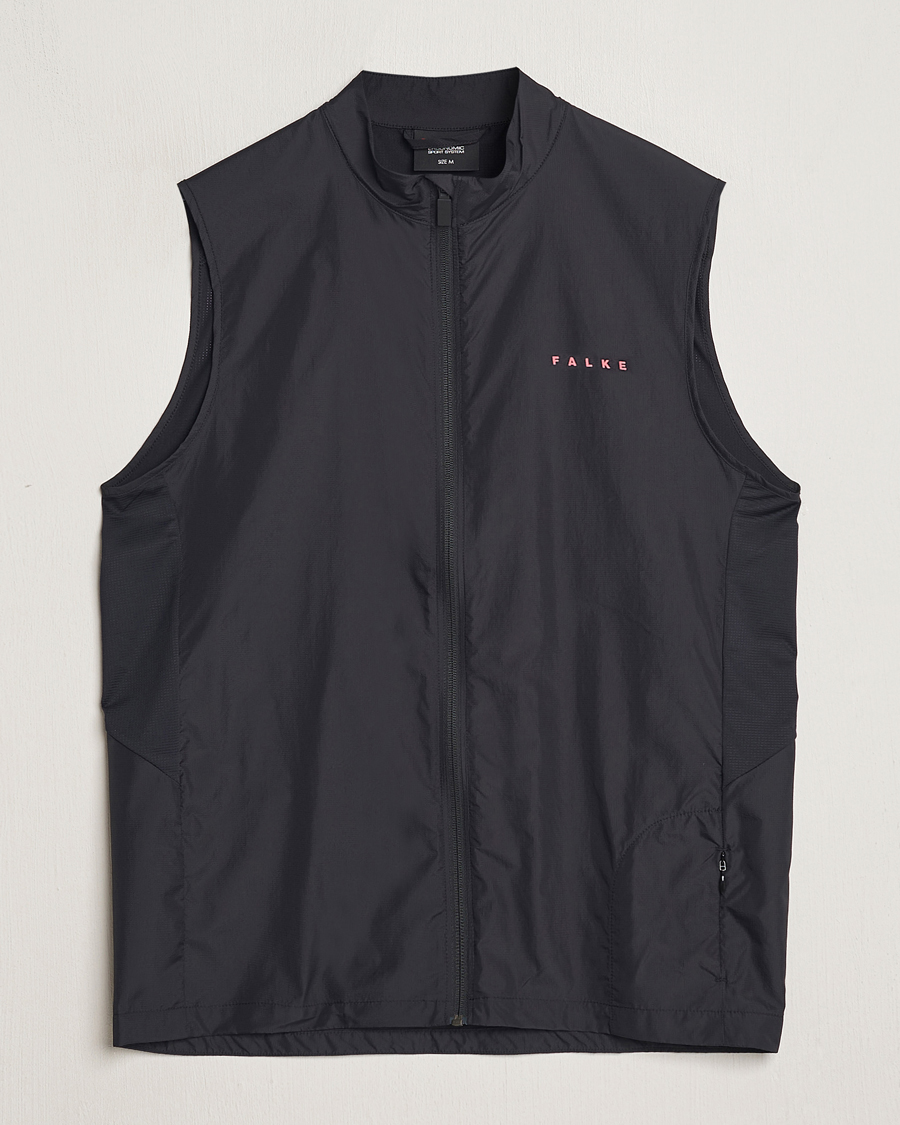 Herren | Pullover | Falke Sport | Falke Recycled Running Vest Black