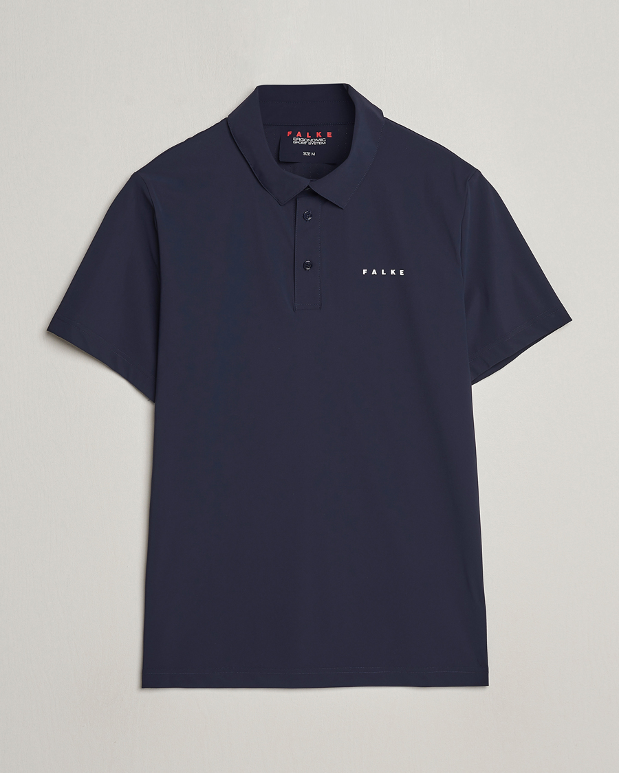 Herren | Poloshirts | Falke Sport | Falke Performance Polo Shirt Space Blue