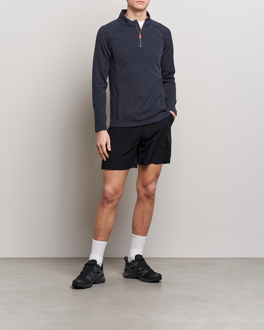 Herren | Pullover | Falke Sport | Falke Core Half Zip Warm Up Shirt Black