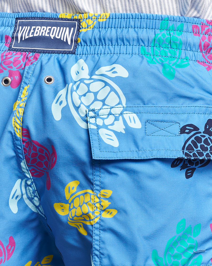 Herren | Badehosen | Vilebrequin | Moorea Tortues Swim Shorts Blue