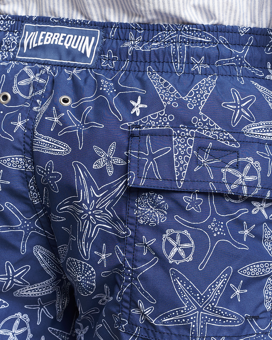 Herren | Badehosen | Vilebrequin | Moorea Starlettes Swim Shorts Encre