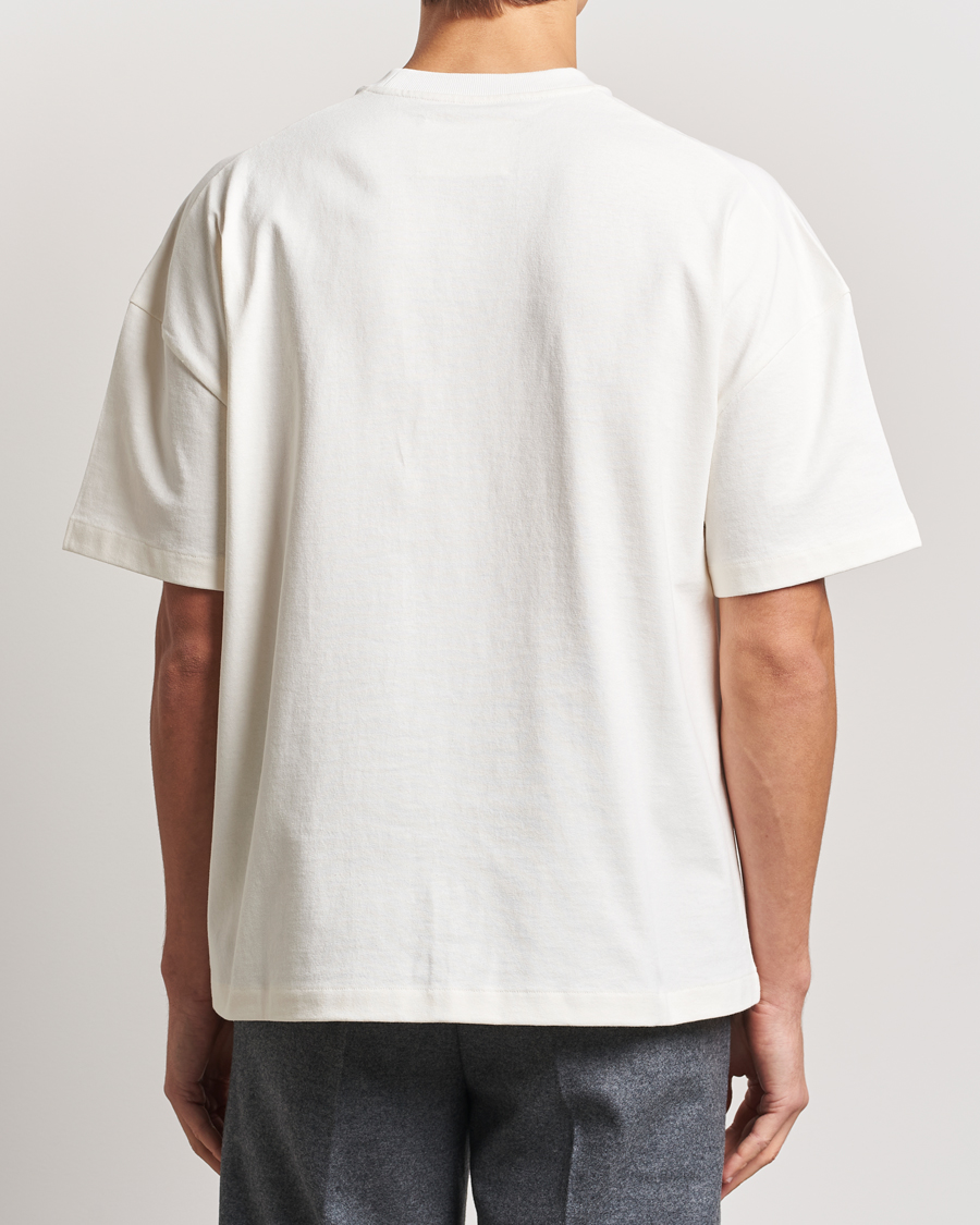 Herren | T-Shirts | Jil Sander | Round Collar Logo T-Shirt White