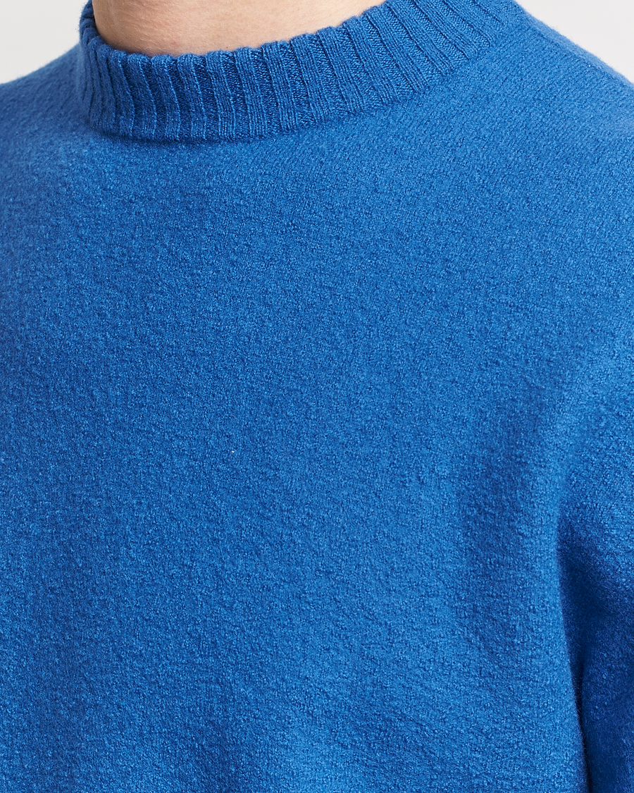 Herren | Pullover | Jil Sander | Lightweight Merino Wool Sweater Space Blue