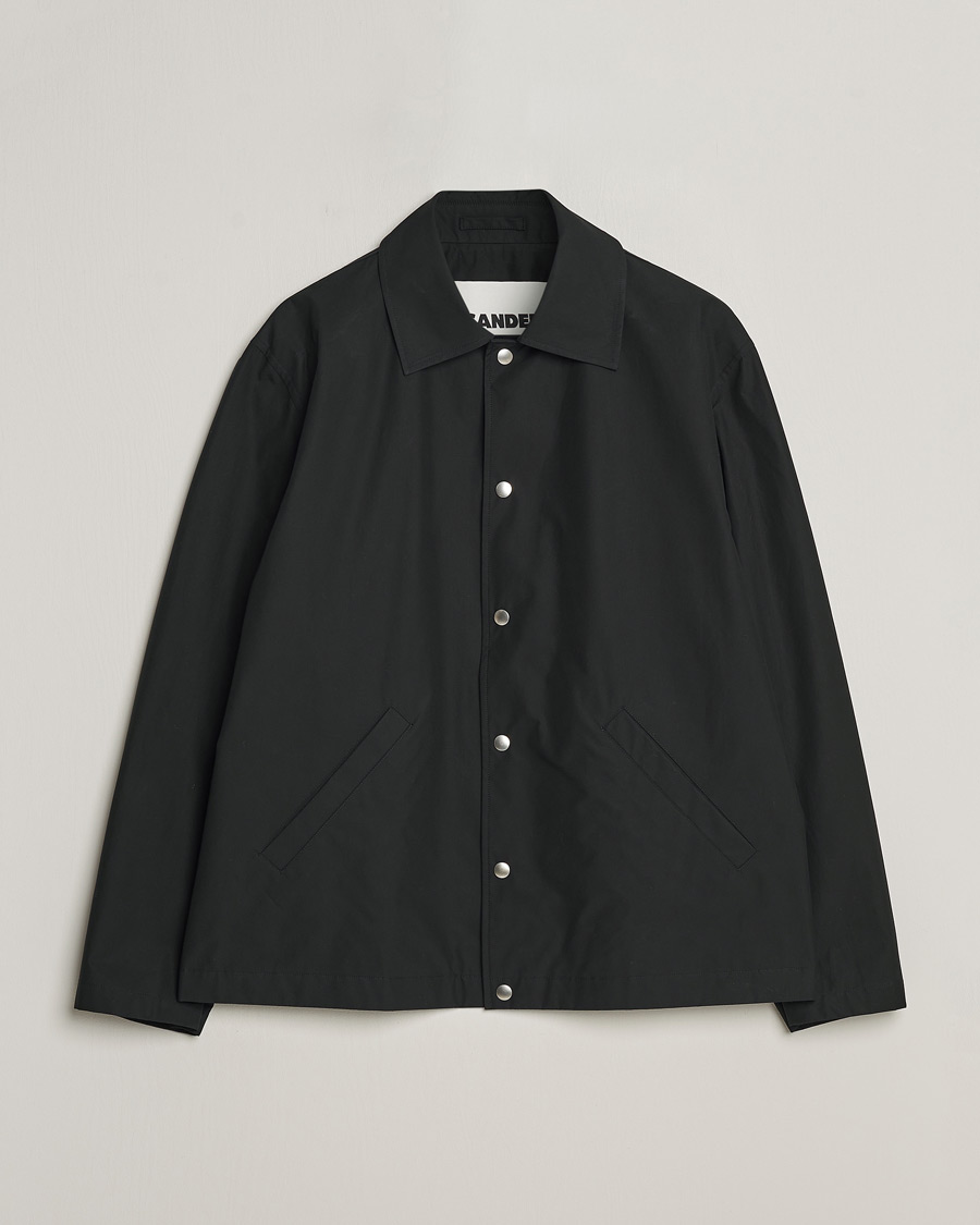 Herren | Jacken | Jil Sander | Back Printed Coach Jacket Black
