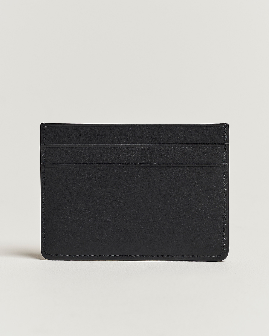 Herren | Jil Sander Soft Calf Leather Card Holder Black | Jil Sander | Soft Calf Leather Card Holder Black