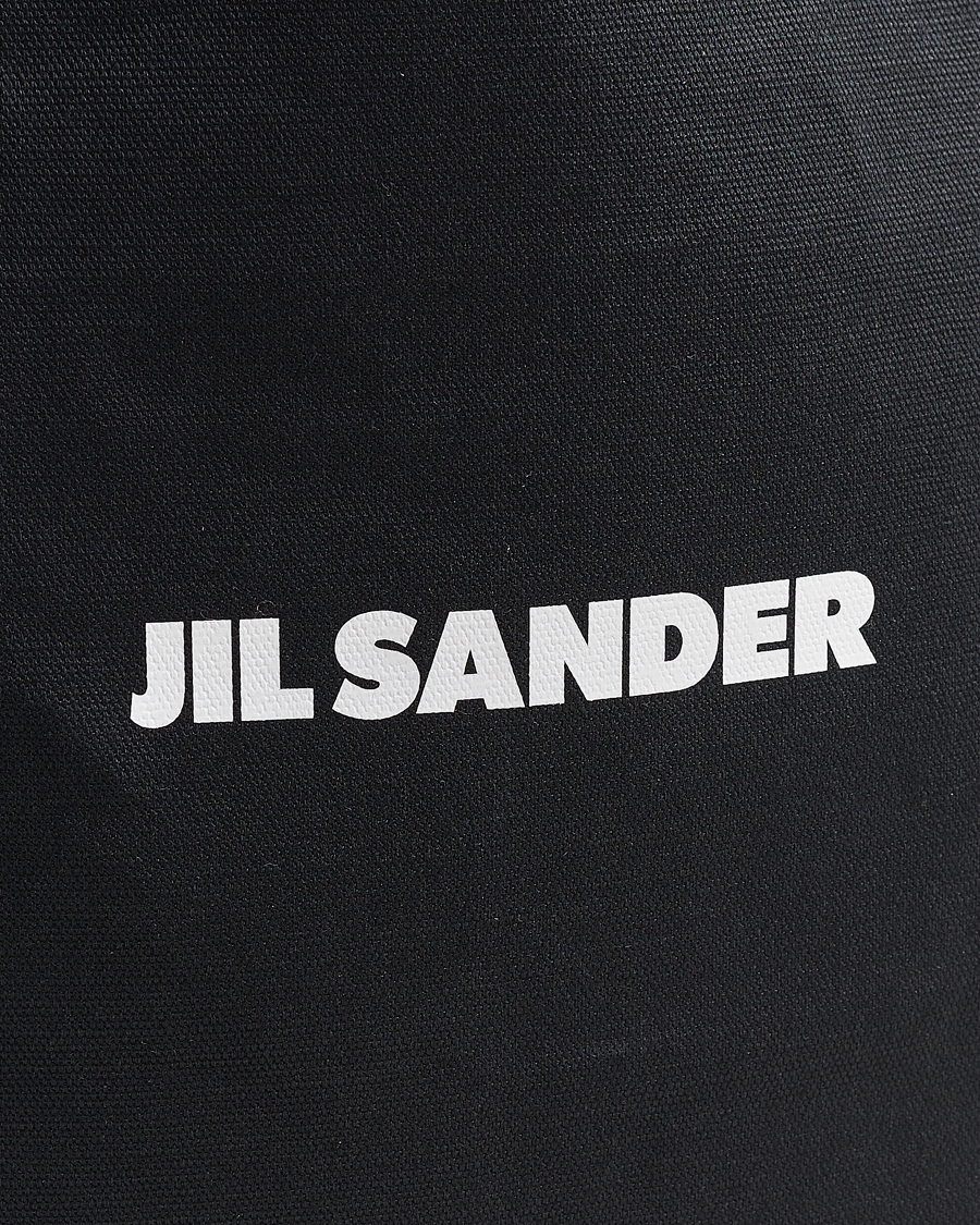 Herren | Jil Sander Canvas Logo Totebag Black | Jil Sander | Canvas Logo Totebag Black