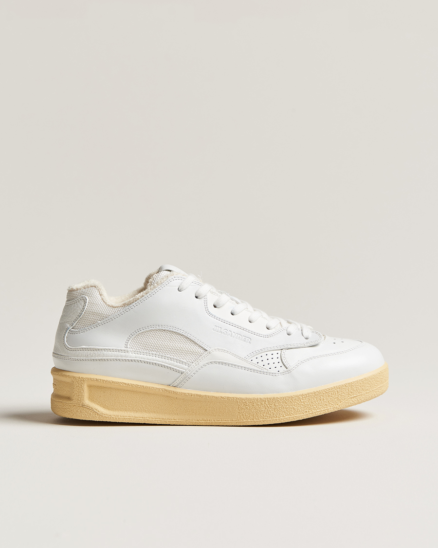 Herren | Jil Sander Low Basket Sneakers White | Jil Sander | Low Basket Sneakers White