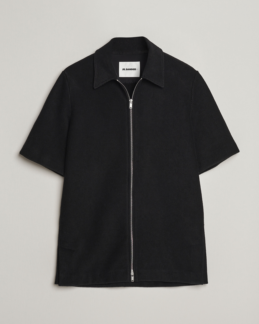 Herren | Hemden | Jil Sander | Full Zip Camp Shirt Black