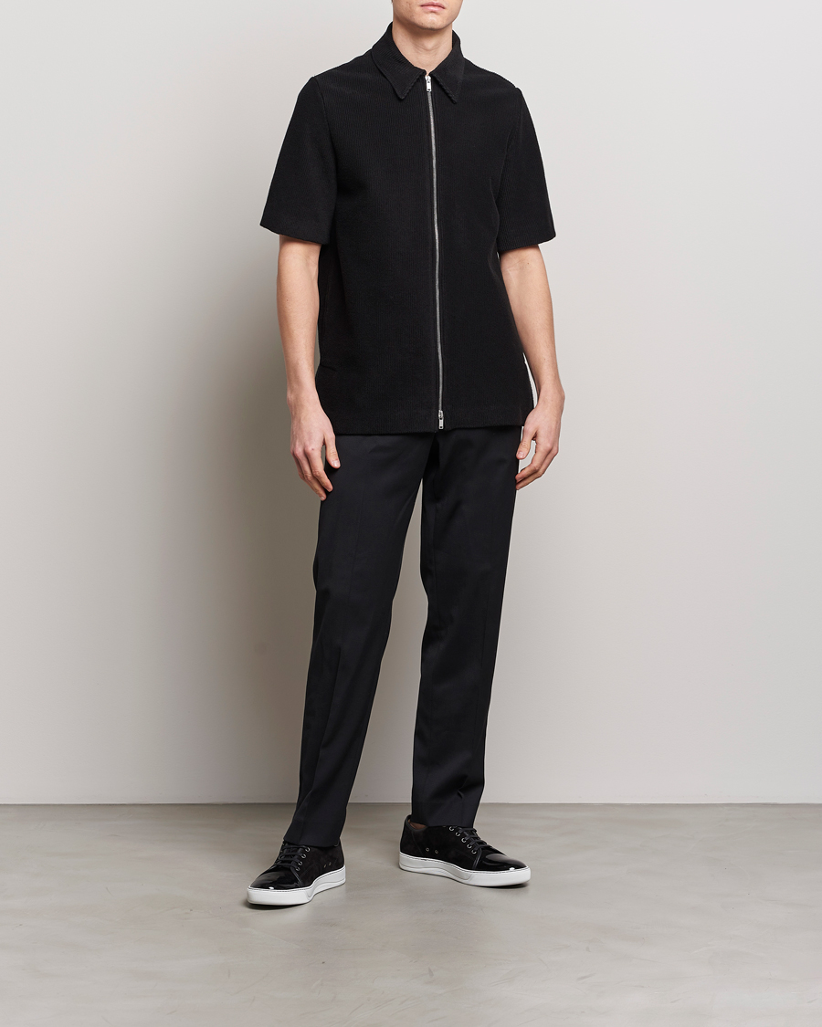 Herren | Hemden | Jil Sander | Full Zip Camp Shirt Black
