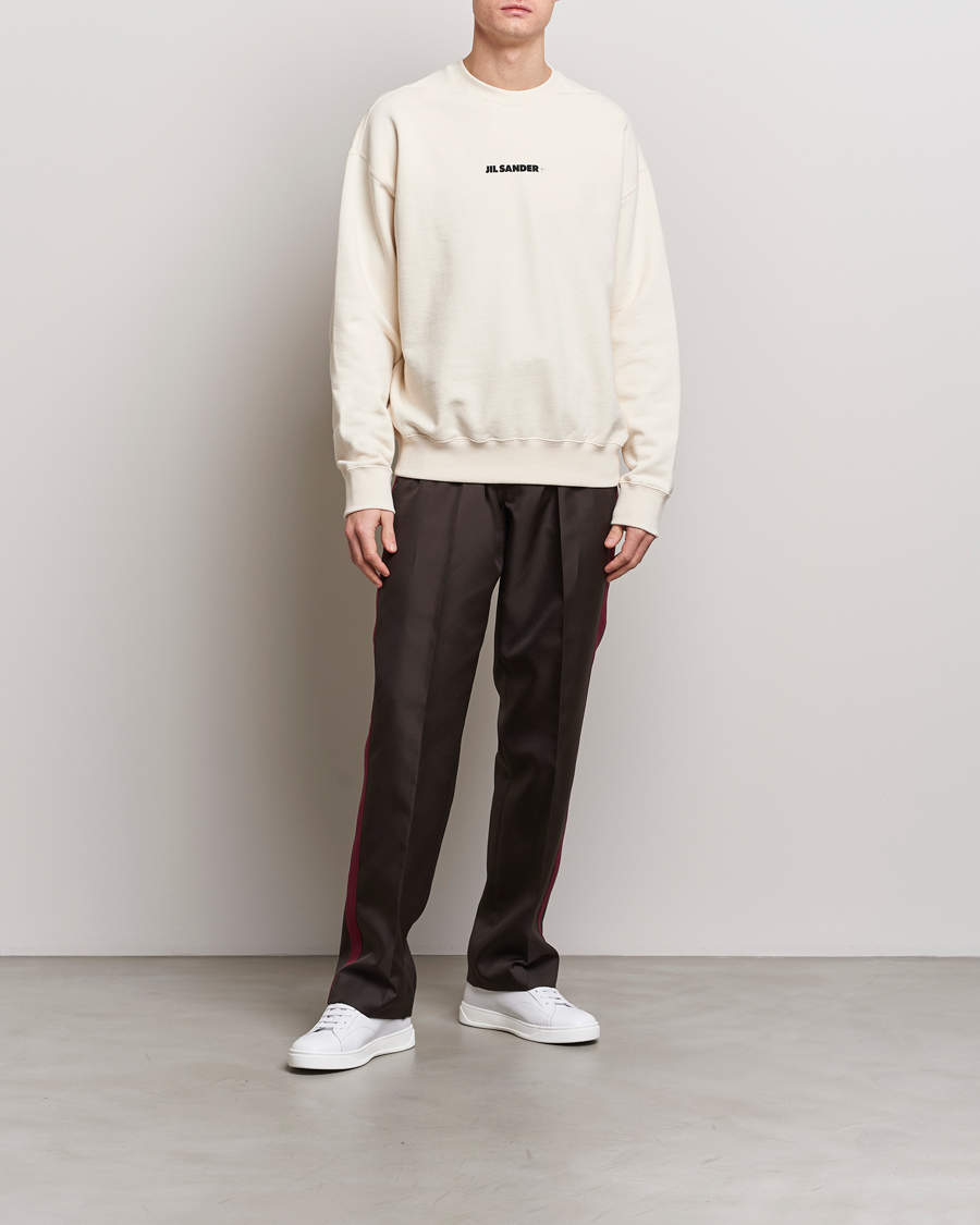 Herren | Pullover | Jil Sander | Small Logo Sweatshirt Dune