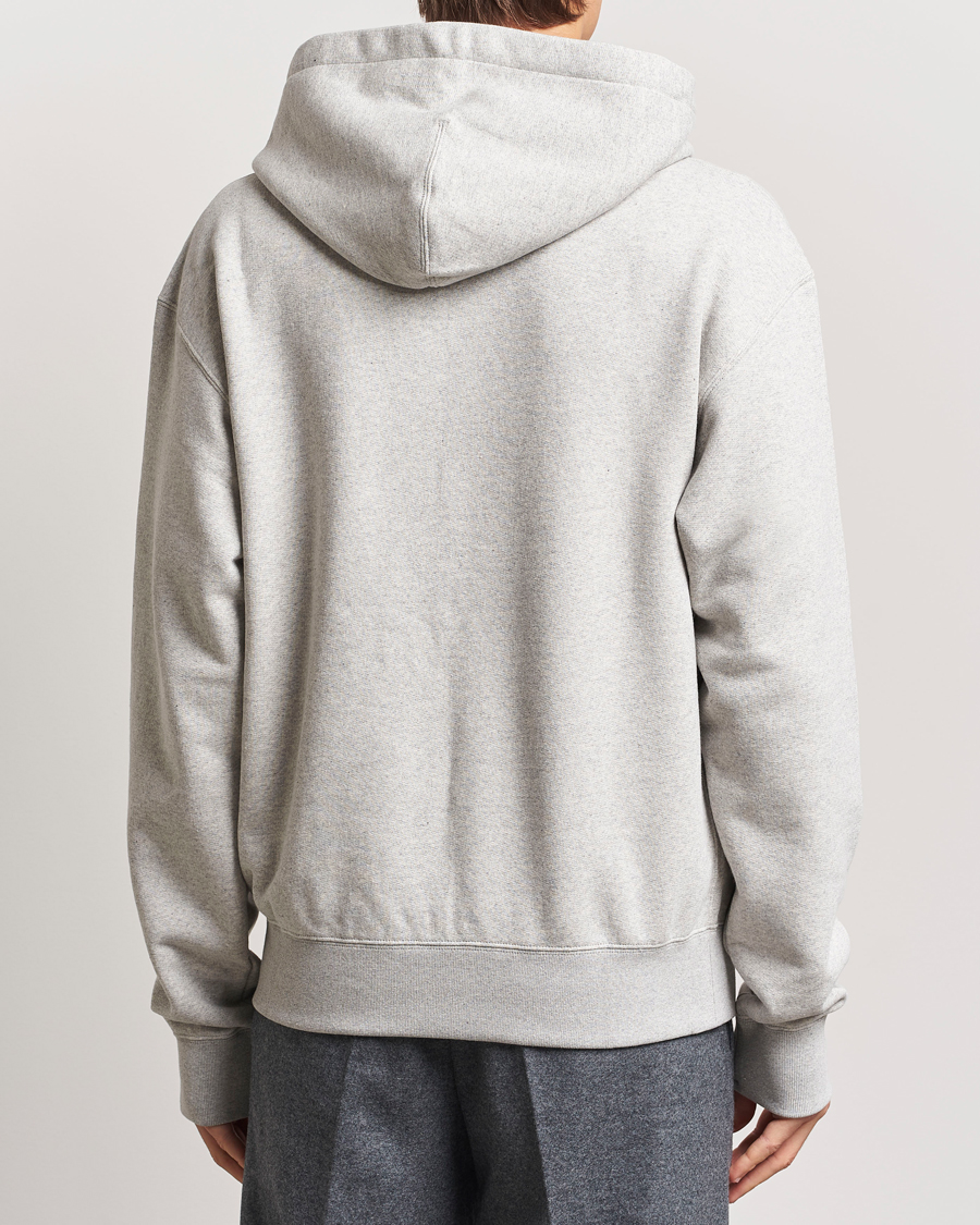 Herren | Pullover | Jil Sander | Small Logo Cotton Hoodie Light Grey