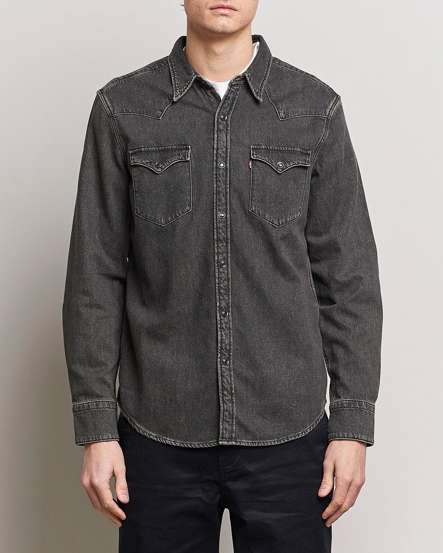 Herren | American Heritage | Levi's | Barstow Western Standard Shirt Black Washed