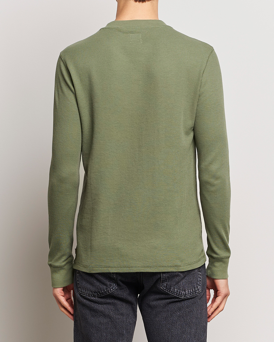 Herren | Pullover | Levi's | Thermal Henley Bluish Olive