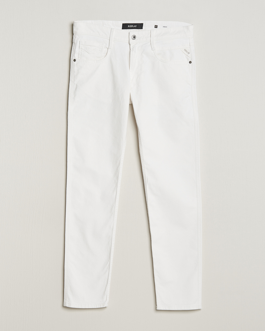 Herren | Jeans | Replay | Anbass Powerstretch Jeans White