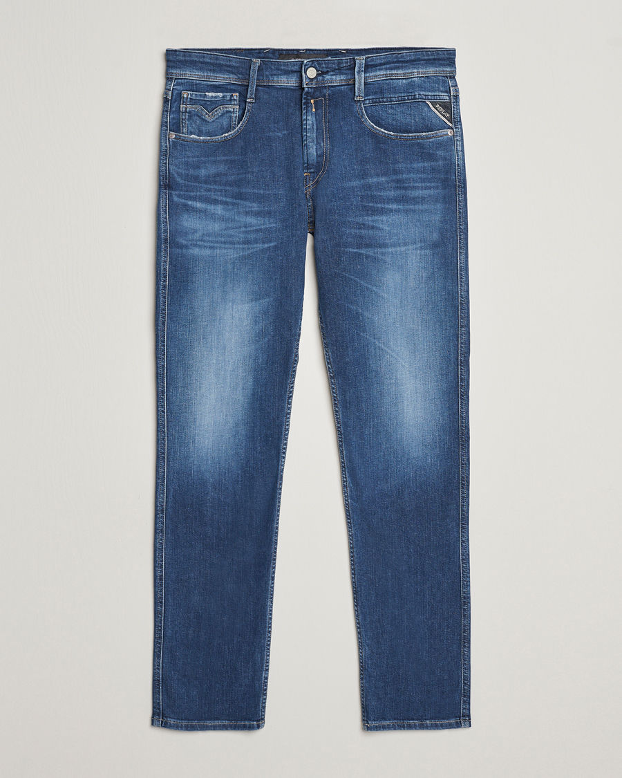 Herren | Jeans | Replay | Anbass Stretch Jeans Dark Blue
