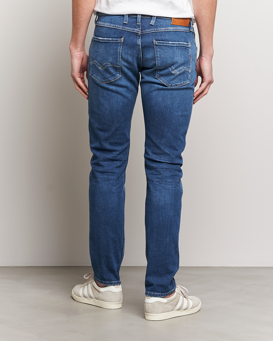 Herren | Jeans | Replay | Anbass Stretch Jeans Dark Blue