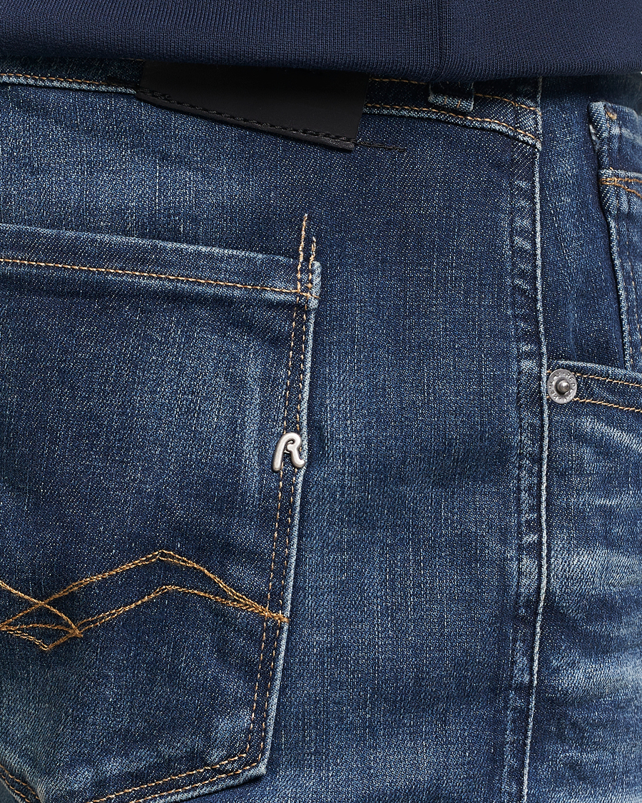 Herren | Jeans | Replay | Anbass Hyperflex Dust Wash Jeans Dark Blue
