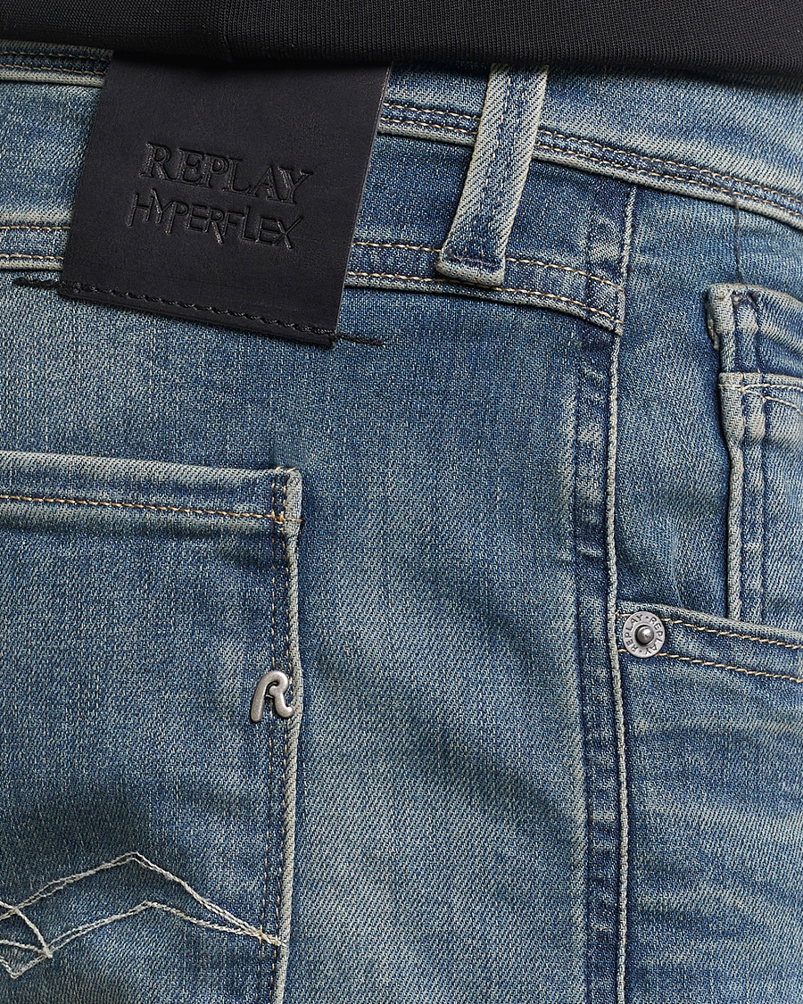 Herren | Jeans | Replay | Anbass Hyperflex Dust Wash Jeans Medium Blue