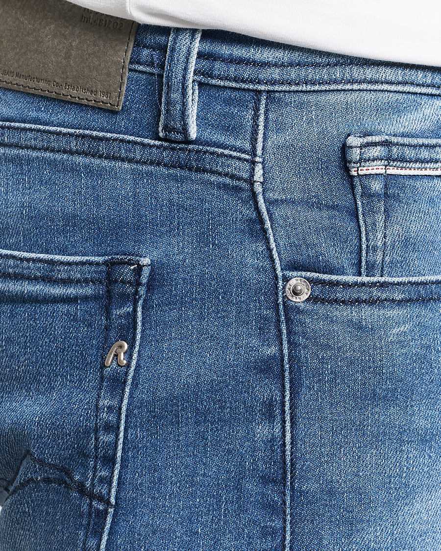 Herren | Jeans | Replay | Grover Straight Fit Powerstretch Jeans Medium Blue