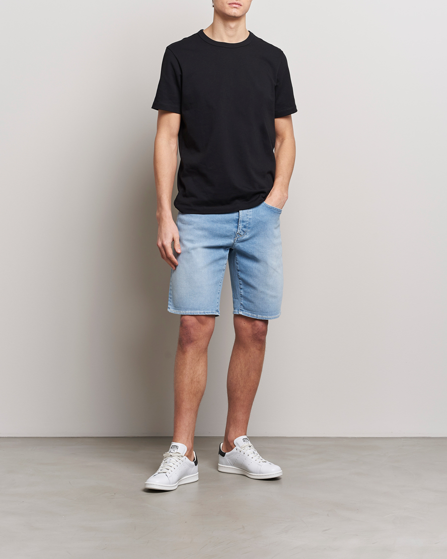 Herren | Shorts | Replay | RBJ981 Hyperflex Denim Shorts Light Blue