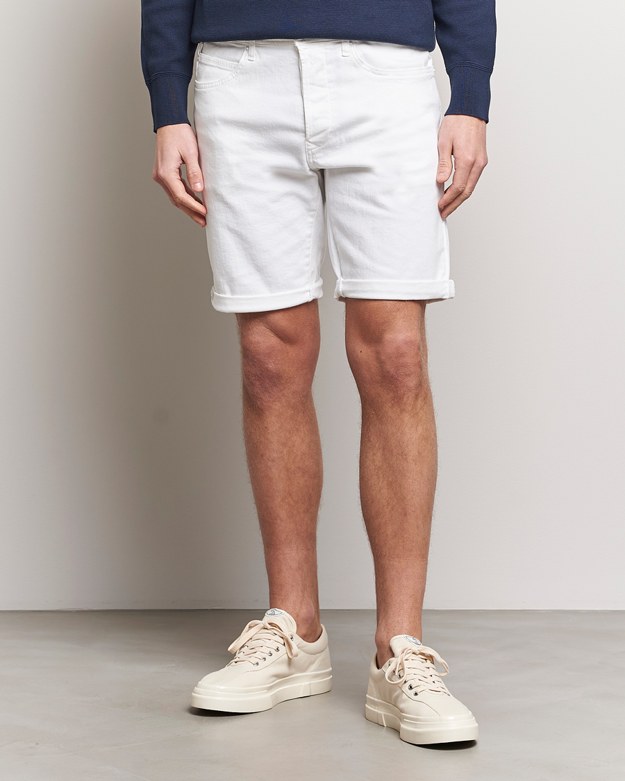 Herren | Jeansshorts | Replay | RBJ901 Super Stretch Denim Shorts White