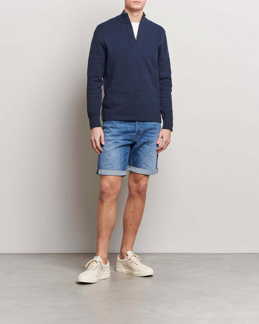 Herren | Shorts | Replay | RBJ981 Super Stretch Bio Denim Shorts Medium Blue