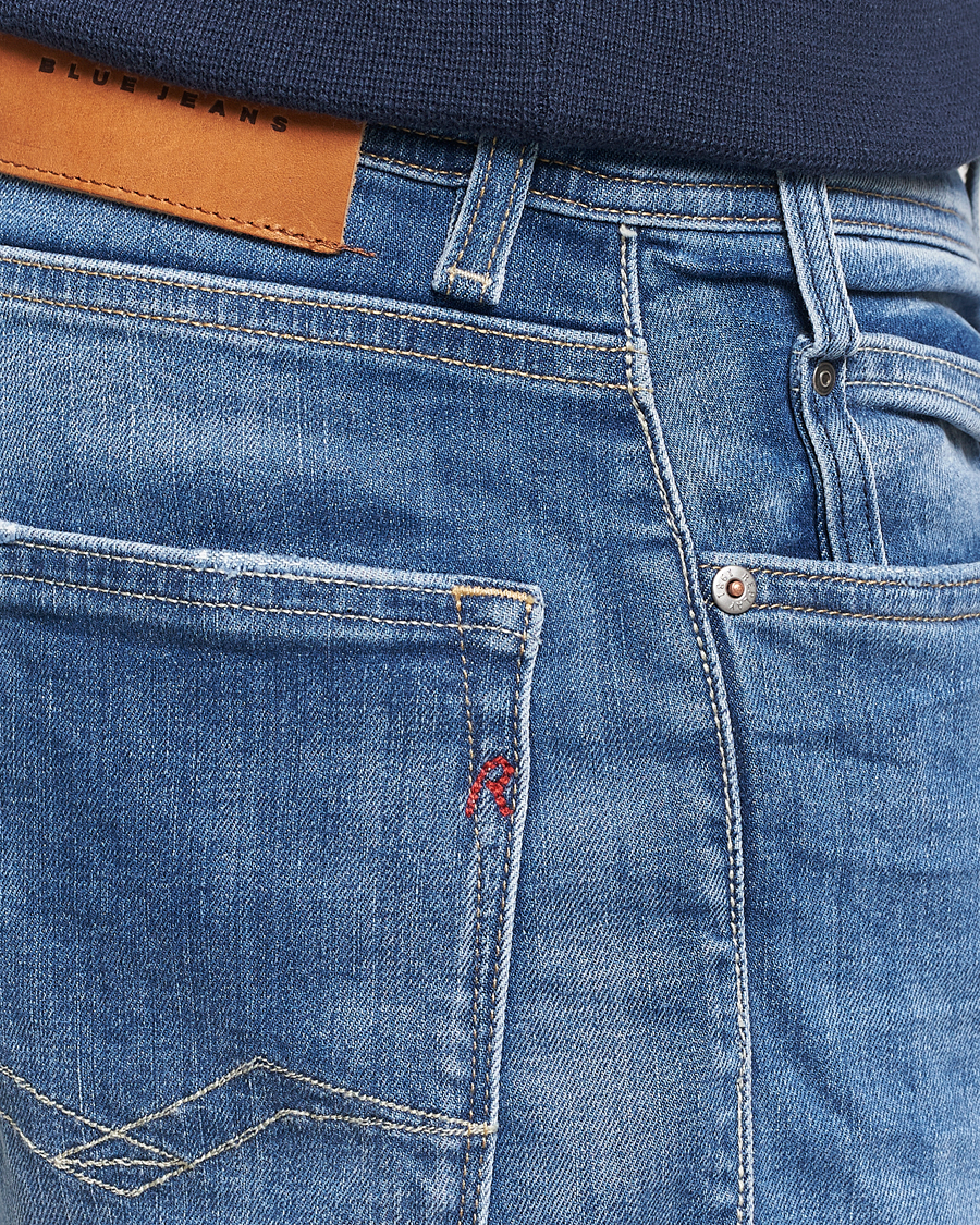 Herren | Shorts | Replay | RBJ981 Super Stretch Bio Denim Shorts Medium Blue