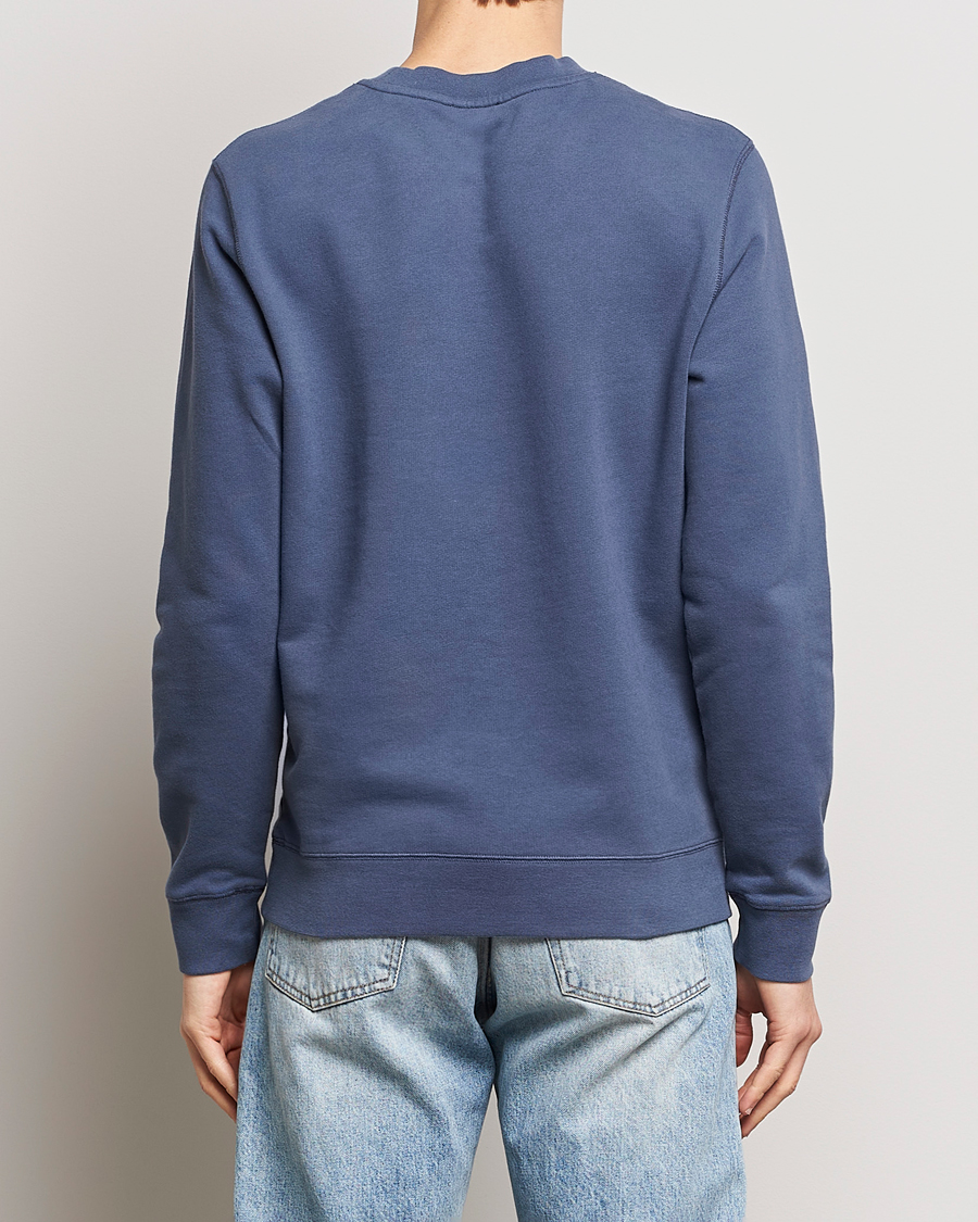 Herren | Pullover | Sunspel | Loopback Sweatshirt Slate Blue