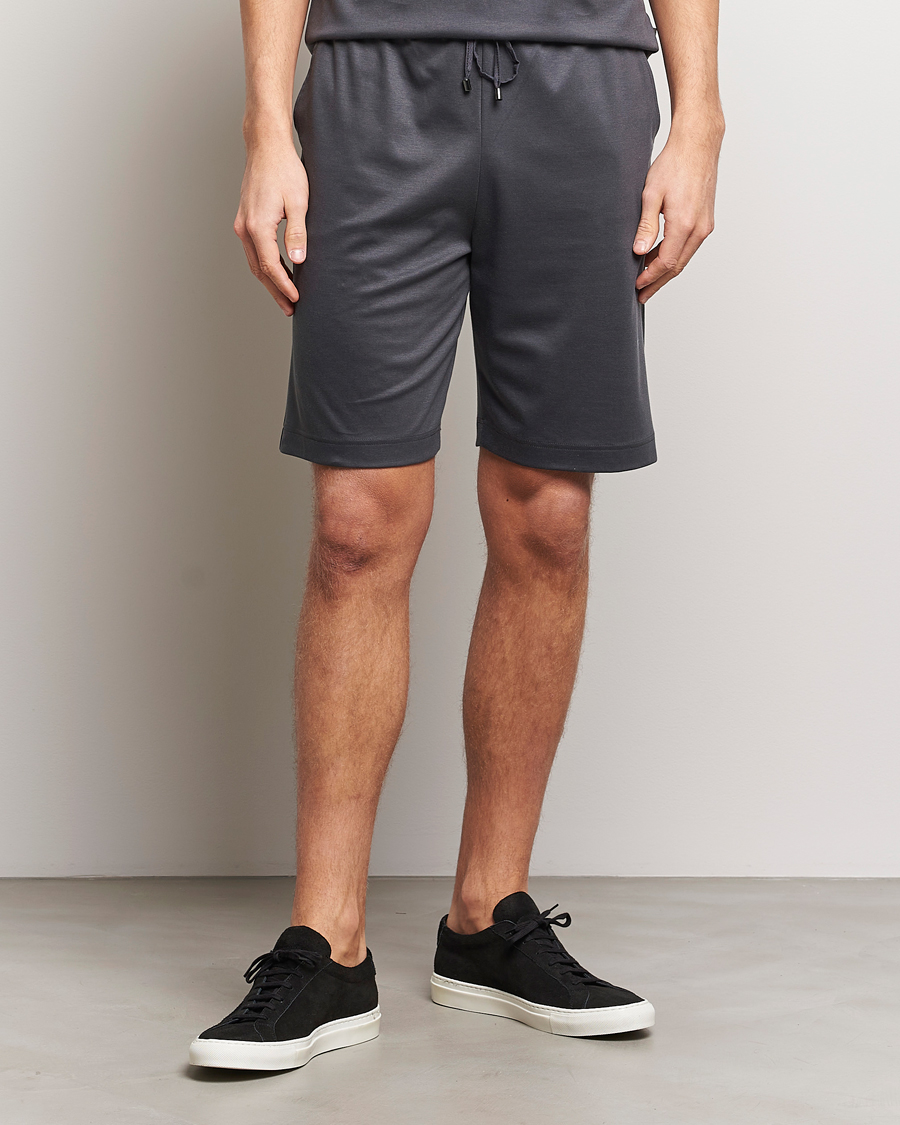 Herren | Pyjamas | Zimmerli of Switzerland | Cotton/Modal Loungewear Shorts Phantom