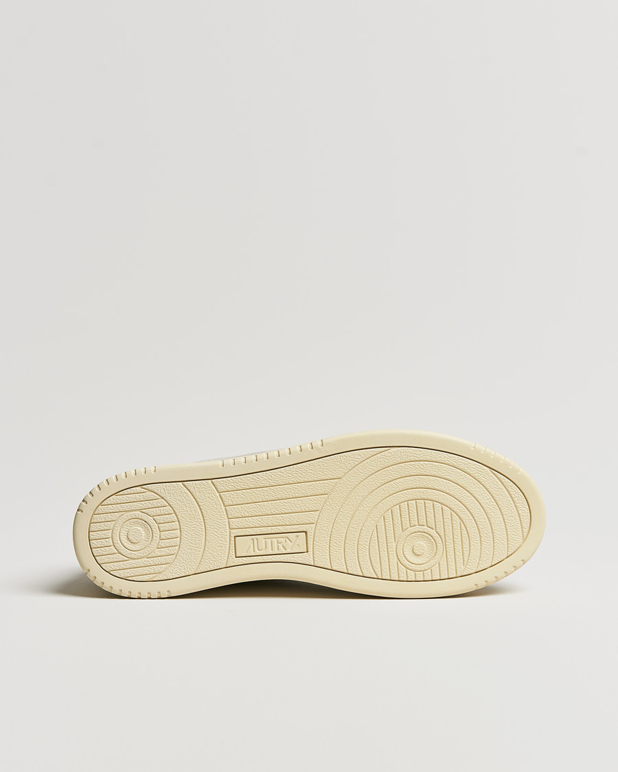 Herren | Autry Medalist Low Suede Sneaker Grey/Cream | Autry | Medalist Low Suede Sneaker Grey/Cream